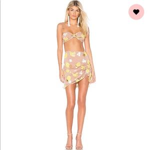For Love & Lemons Fruitpunch Set S Top XS Bottom